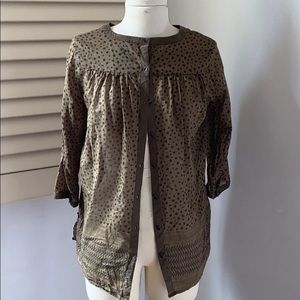 Scotch and Soda Peasant Shirt with Embroidery ❤️